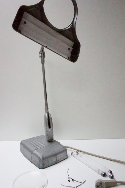 vintage Dazor M-270 Magnifier jeweler Desk Lamp Floating architects watch repair bureaulamp vergrootlamp  -002
